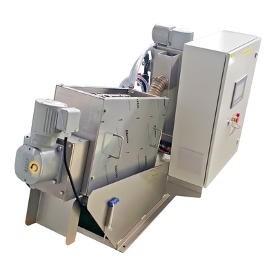 Mobile Sludge Dewatering Machine Screw Press Untuk Instalasi Pengolahan Limbah