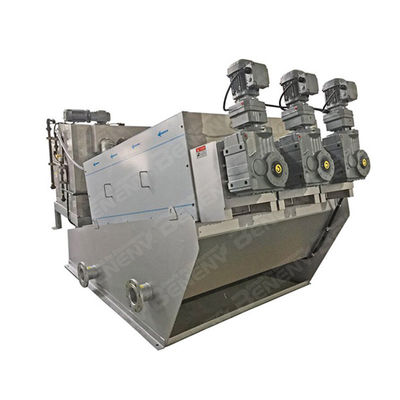 Mesin Dewatering Multi Disk Screw Press Untuk Sludge Palm Oil USA Standard
