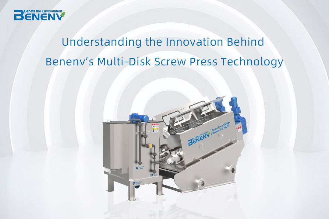 Blog perusahaan terbaru tentang Memahami Inovasi di Balik Teknologi Multi-Disk Screw Press Benenv