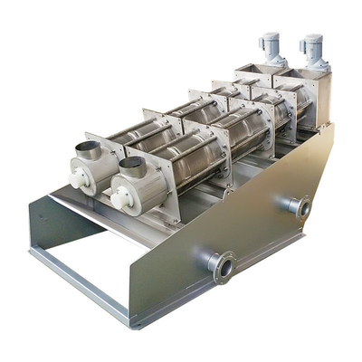 Industri Screw Press Sludge Dewatering Machine Untuk Pengolahan Limbah Cetak