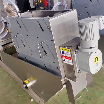 Beli 0.8t/H Screw Type Filter Press Sludge Dewatering Machine untuk Sewage online manufacture