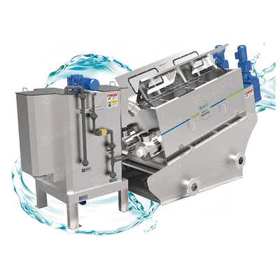 Sludge Thickening Equipment sludge screw press Untuk Instalasi Pengolahan Air Limbah Industri