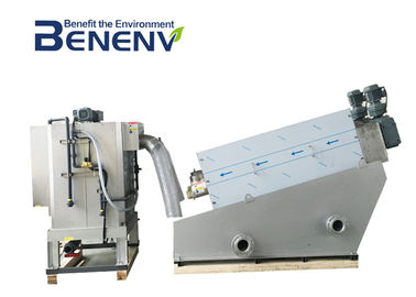 Multi Disc WastewaterTreatment Plant Equipment Jenis Sludge Coal Washing Clog Free Structure