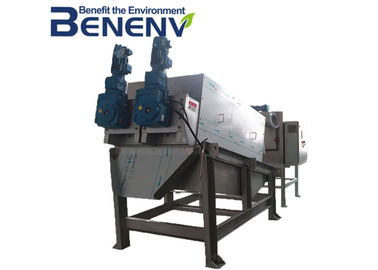 Mesin Dewatering Lumpur Stainless Steel Sludge Dewatering Press Tahan Lama