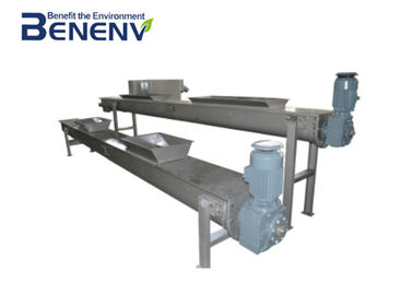 SS304 Shaftless Screw Conveyor Mud Cake Transfer Screw Feeder Machine