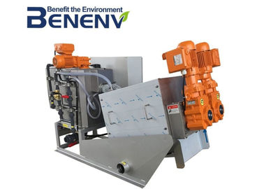 Industrial Clog Free Screw Press Sludge Dewatering System Pabrik Pengolahan Air Limbah