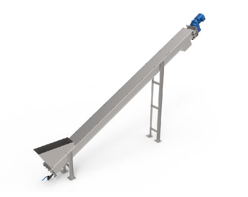 Pengumpan Spiral Kecil Shaftless Auger Screw Conveyor
