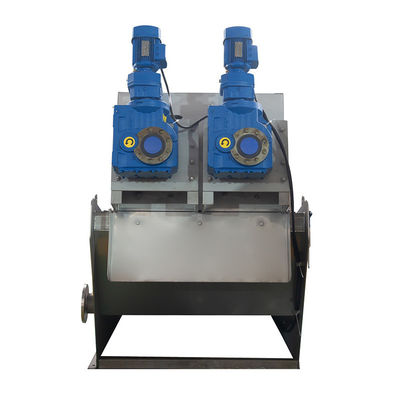 Mesin Dewatering Lumpur Sumpit Bakiak 6KW Peralatan Penebalan Lumpur