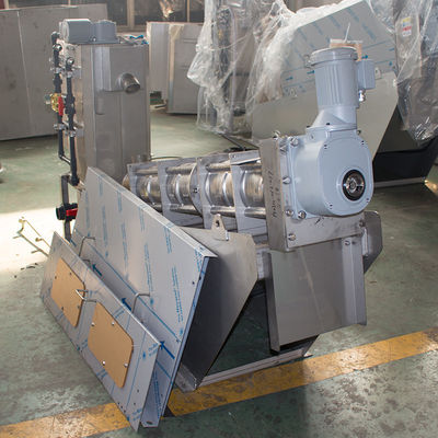 Jenis Wadah Septic Sludge Treatment Screw Press Dewatering