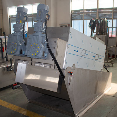 Pembuatan Kertas Otomatis Multi Disk Screw Press Sludge Dewatering Machine