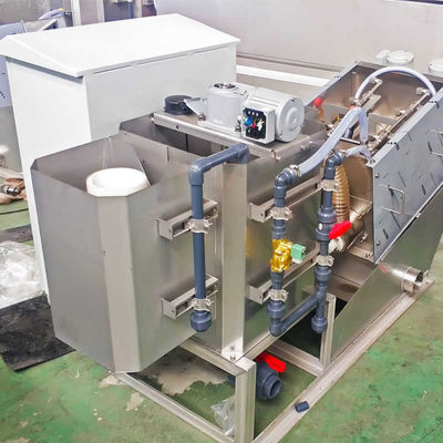 Sekrup Pengeringan Lumpur Oem Horisontal Stainless