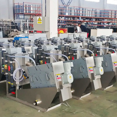 Food Screw Press Sludge Dewatering Machine Pengolahan Air Limbah