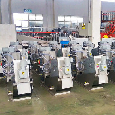 Dehidrator Lumpur Pengolahan Air Limbah Sekrup Kustom
