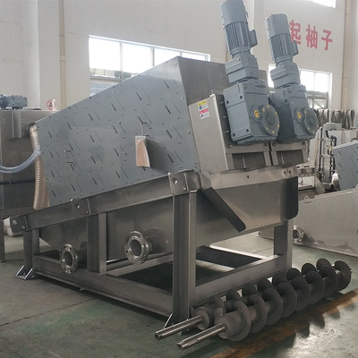Screw Press Sludge Dewatering Pengolahan Air Limbah Untuk Polusi Industri
