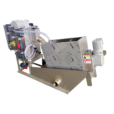 Sludge Thickening Dewatering Screw Press Machine Untuk Pengolahan Air Limbah Terintegrasi